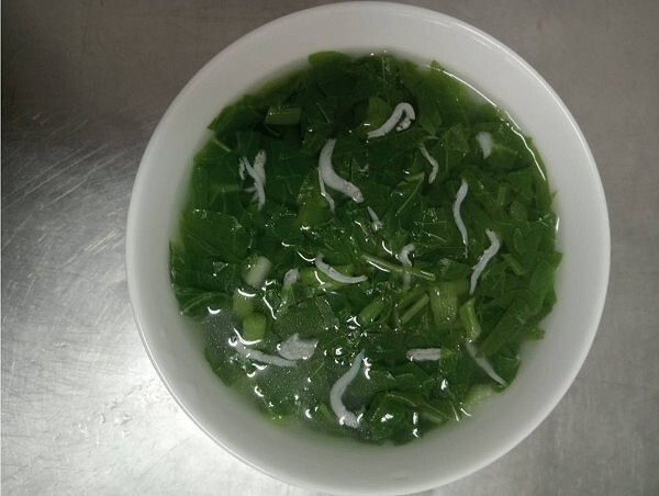 蔬菜銀魚羹圖片